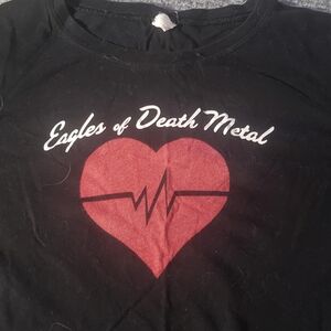 Eagles of Death Metal Black and Red Women's Short Sleeve Tee